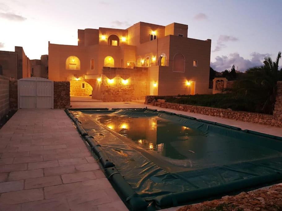 Farmhouse Villa With Large Pool And Garden In Gozo Gharb  Exterior photo